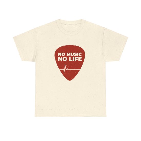 No Music No Life Unisex Heavy Cotton Tee