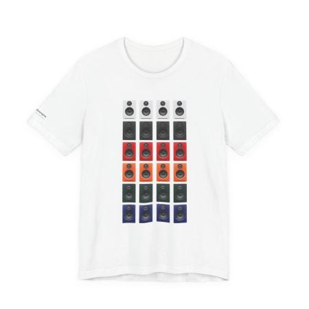 Retro Speaker Design Unisex Tee - Perfect for Music Lovers, Festival Wear, Casual Style, Gift for Him/Her, Everyday Comfort