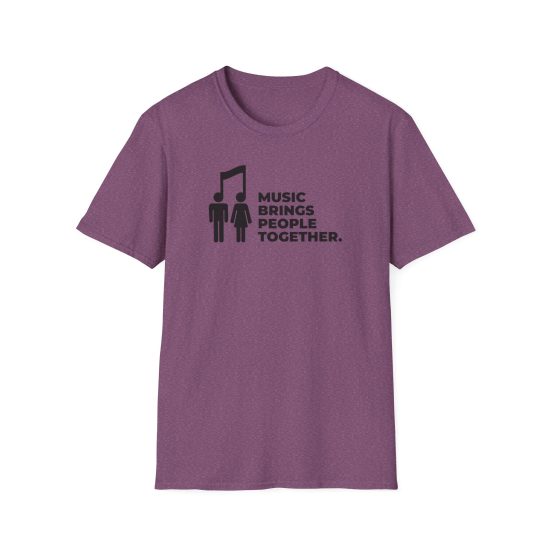 Music Brings People Together Unisex Softstyle T-Shirt