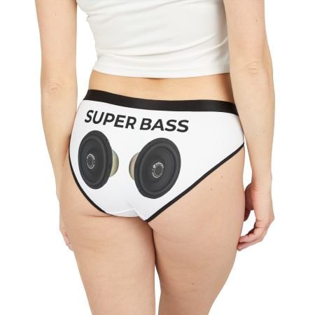 Women's Bikini Underwear — "Super Bass" Speaker Graphic