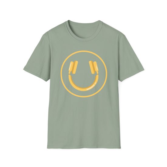 Unisex Smile & Music T-Shirt - Positive Vibes & Togetherness