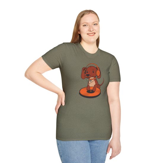 DJ Dachshund Tee — Cute Dog with Headphones Graphic T-Shirt