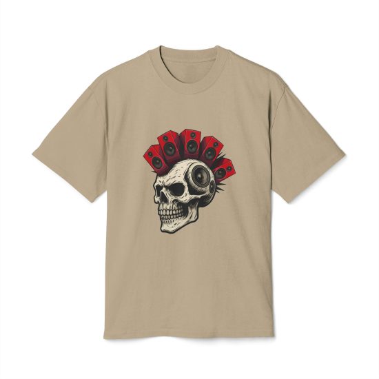 Faded Skull Music Tee - Unisex Retro Graphic T-Shirt