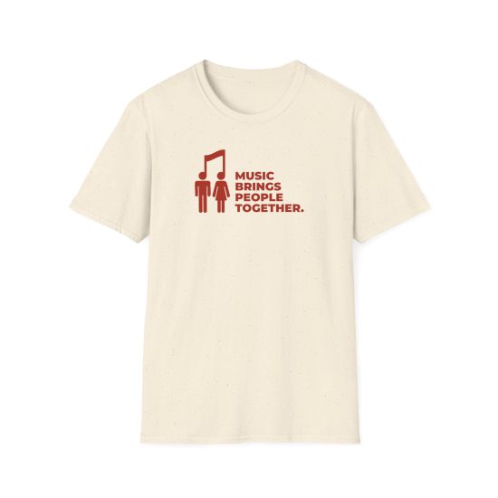 Music Brings People Together Unisex Softstyle T-Shirt
