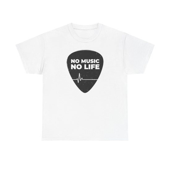 Music Lover Unisex Tee - "No Music No Life" Graphic T-Shirt