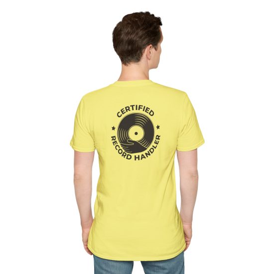 Certified Record Handler T-Shirt — Retro Vinyl DJ Tee