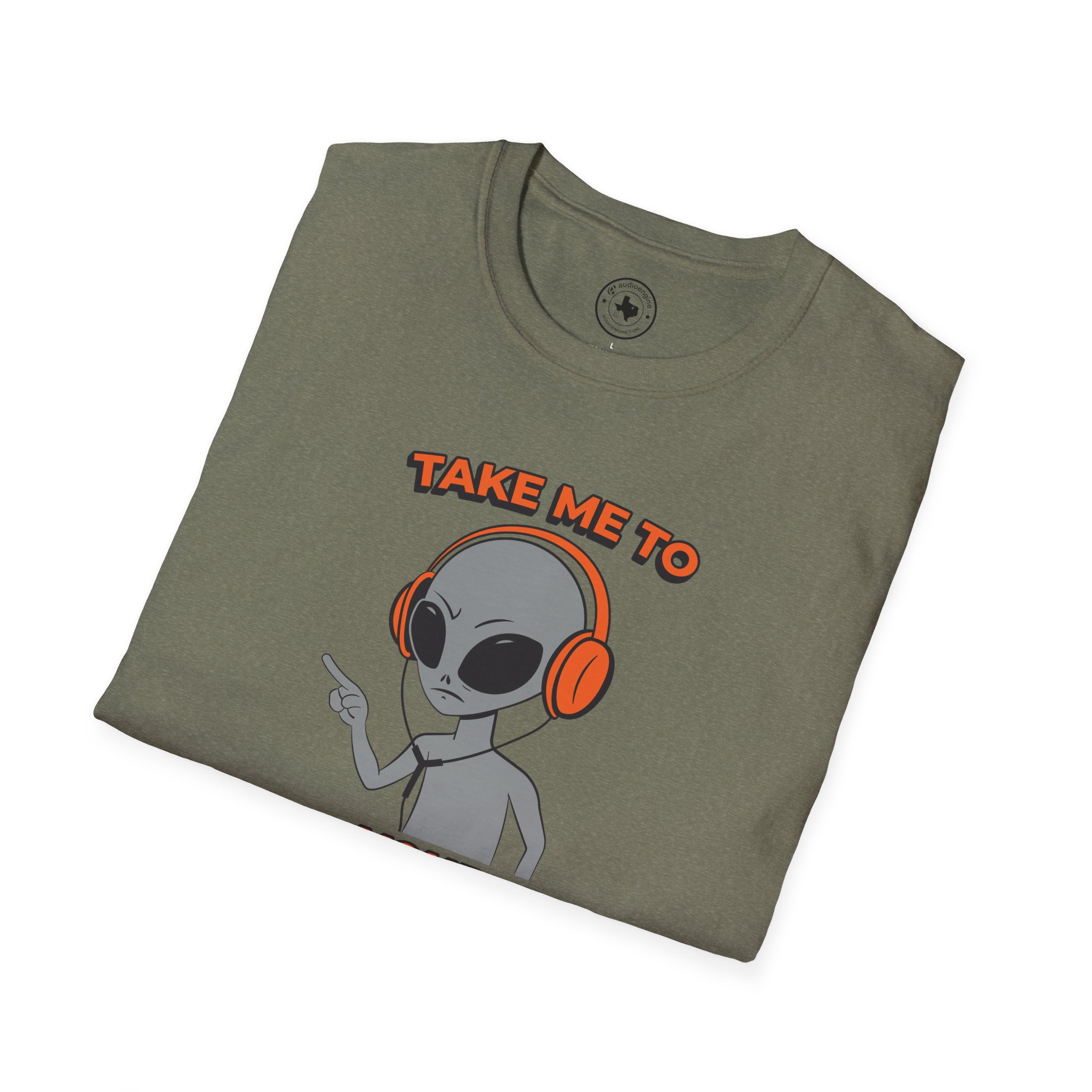 Alien DJ T-Shirt — "Take Me To Your Tweeter" Graphic Tee - Image 46